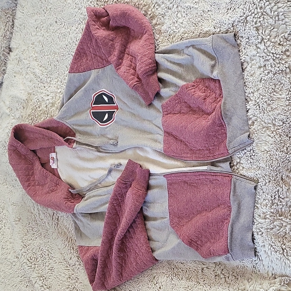 Unisex size large Deadpool zip hoodie